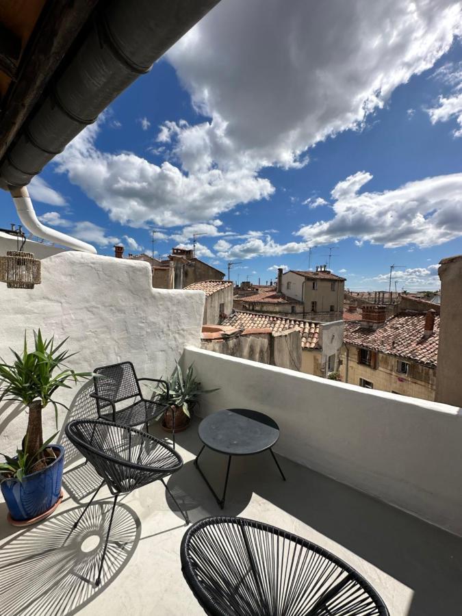 La Boheme Centre Historique - Terrasse Sur Les Toits - Hh Leilighet Montpellier Eksteriør bilde